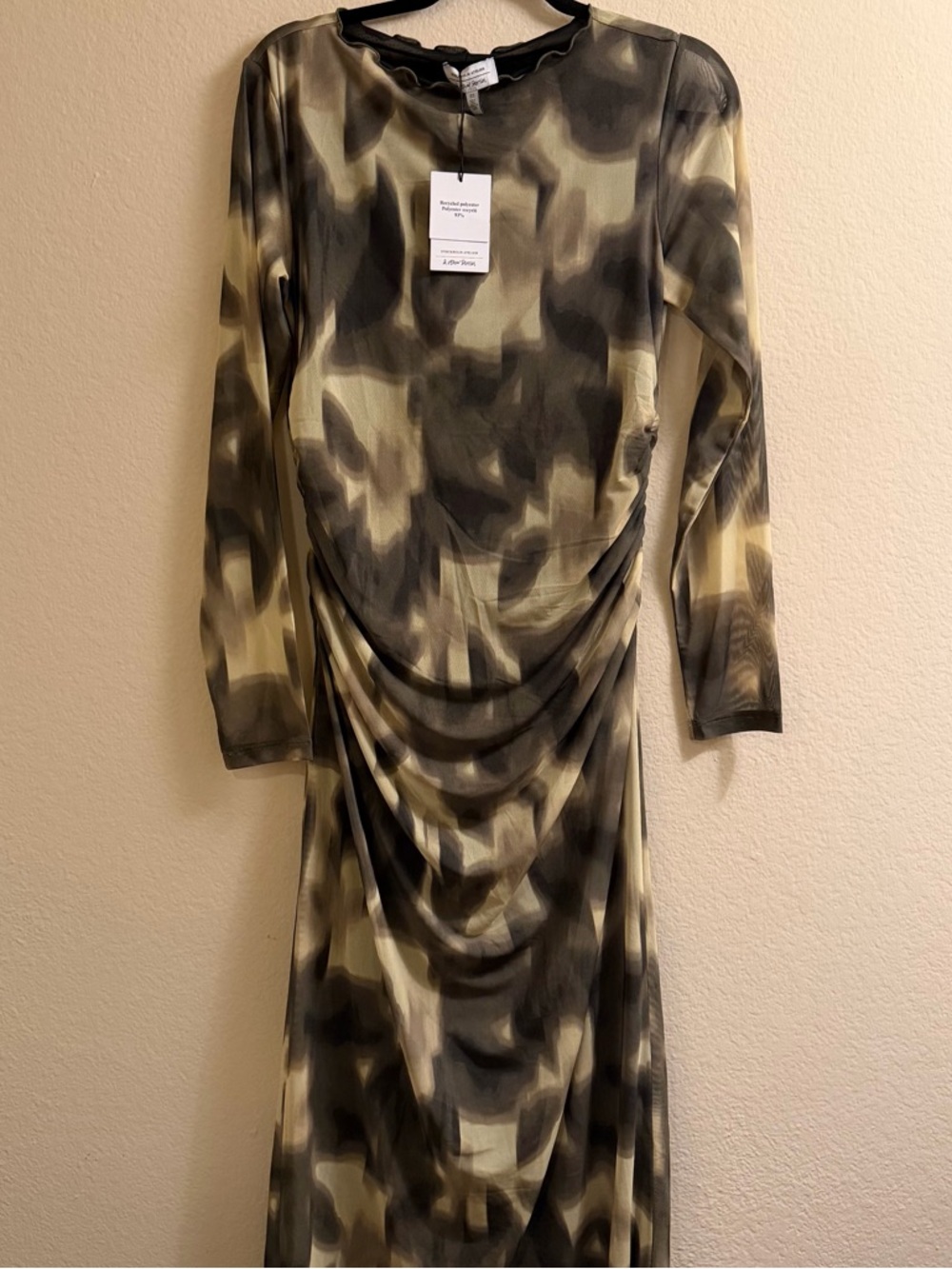 NWT and Other Stories Mesh Midi Dress